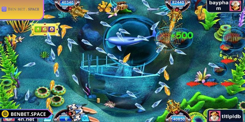 Vua bắn cá BENBET - Chinh phục thử thách, săn thưởng giá trị 3 Ngư thủ cần quan sát kỹ lộ trình di chuyển của cá